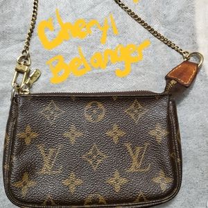 Authentic LV Mini Pochette
